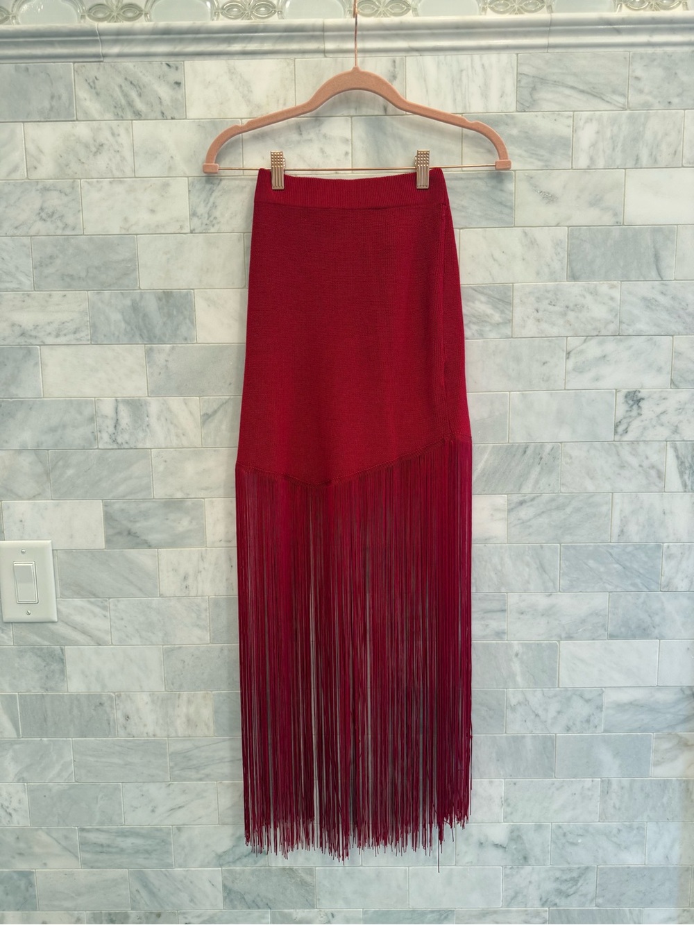 NWOT Pants Store fringe maxi skirt